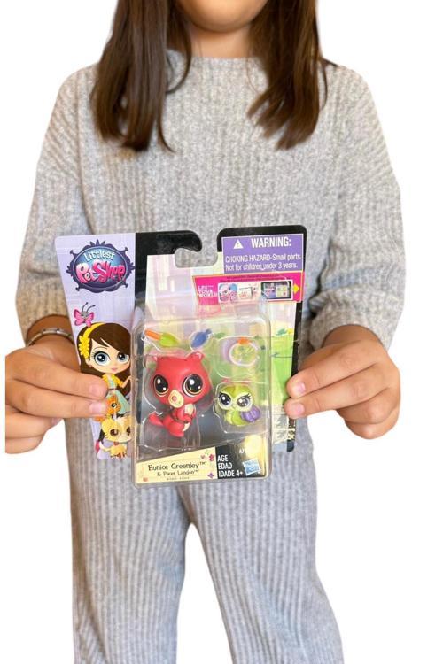Pet Shop Neşeli Oyuncak Minişler 2'Li Aksesuarlı Miniş Ailesi Oyuncak Pet Shop Miniş 04