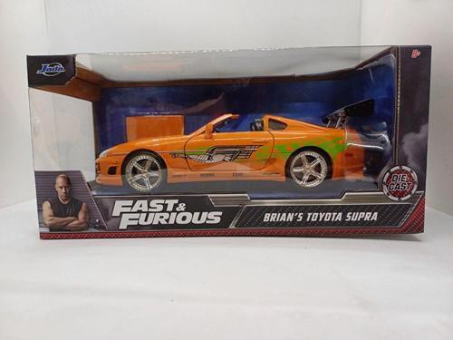 , 253203005Hızlı Ve Öfkeli Fast & Furious 1995 Toyota Supra 1:24, Lisanslı, Die- Cast  21 Cm