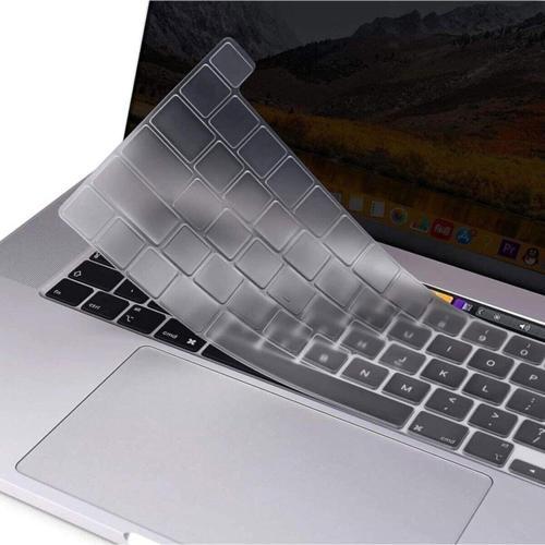Macbook Pro 16 Inc 2019 A2141 Uyumlu Klavye Koruyucu Türkçe Q Klavye Silikon Koruyucu Kılıf
