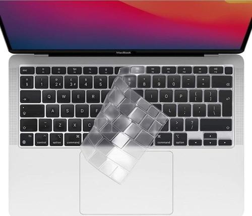Macbook Pro 14 inç M3/M3 Pro/M3 Max A2992 A2918 ile Uyumlu Türkçe Q Klavye Silikon Koruyucu Kılıf