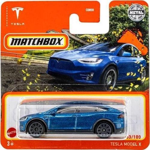Tesla Model X - Mavi (1/64) 2021 Üretim