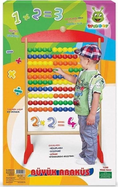 100’lü Abaküs, Eğitici Matematik Oyuncağı, Çocuklar İçin Zeka Gelişimi Destekleyen Set
