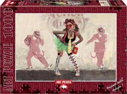 Çocuk 4355 Art Puzzle Şeytan Mı? Melek Mi? 1000 Parça Puzzle