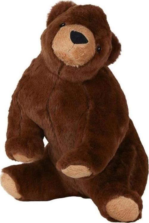 Boz Ayı Peluş Çocuklar İçin Sevimli ve Eğitici Peluş Ayı Figürü