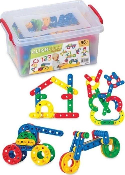 Çocuk Dede Click Clack Puzzle Küçük Boy 96 Parça