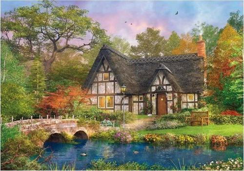 Çocuk KS The Stoney Bridge Cottage 2000 Parça Puzzle