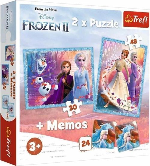 Çocuk PUZZLE-90814 2IN1 Frozen II Çocuk Puzzle