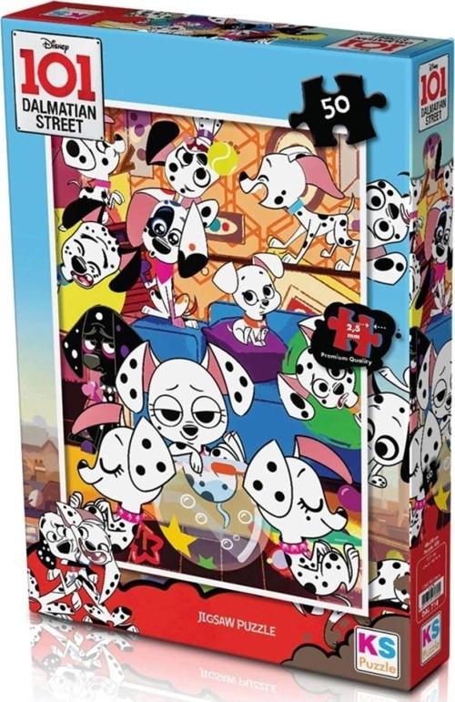 Çocuk KS 101 Dalmatian 50 Parça Puzzle