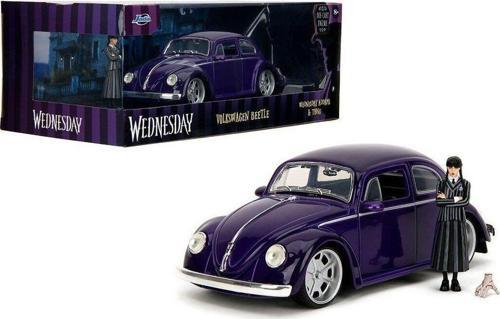 Jada Wednesday Volkswagen Beetle 1 24 Çocuklar İçin Eğlenceli Araba Seti