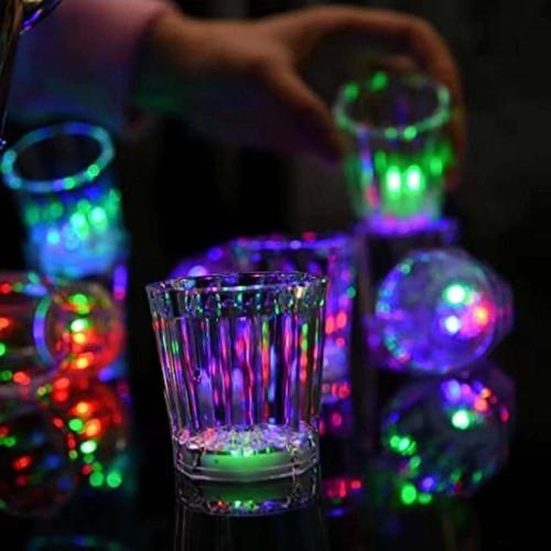LED Işıklı Eğlence Bardakları 3 Modlu Renk Değiştiren Parti