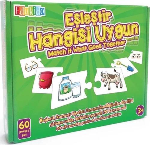 Eşleştir Hangisi Uygun Eğitici Ahşap Oyun Seti
