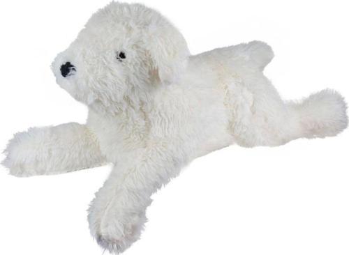 Puffy Büyük Beyaz Köpek Peluş Çocuklar İçin Yumuşak ve Sevimli Peluş Köpek