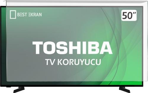Toshiba 50UA2D63DT TV Ekran Koruyucu - Toshiba 50" inç Kırılmaz Ekran Koruma paneli Led Android smart 