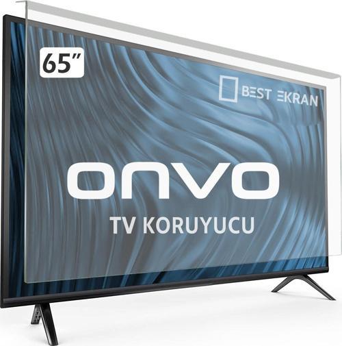 Onvo 65OVF9001UQ Tv Ekran Koruyucu - Onvo 65" inç 165 Ekran Hd QLED Tv Frameless