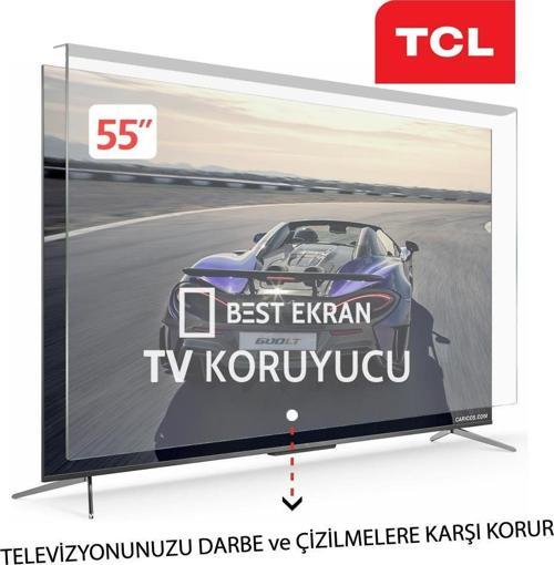 Tcl 55" inç 138 cm Ekran 4K Ultra Hd LED QLED Televizyon Ekran Koruyucu 
