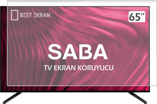 SABA SB65500 TV EKRAN KORUYUCU 65" 165 ekran 4K Ultra Hd Smart LED Tv