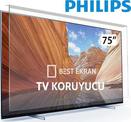Philips 75PUS8007 TV EKRAN KORUYUCU - Philips 75" inç 189 cm Ekran Smart LED Koruyucu