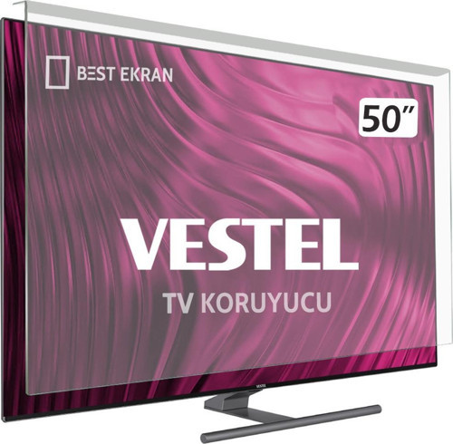 VESTEL 50Q9900 TV EKRAN KORUYUCU - Vestel 50" inç 126 Ekran Koruyucu 4K Ultra HD Smart QLED