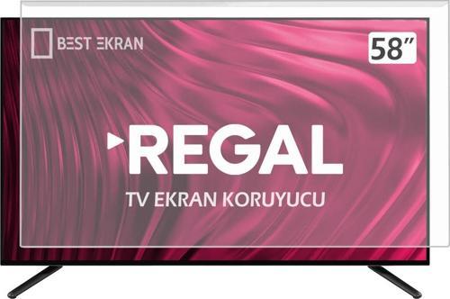 Regal 58R66U01 Tv Ekran Koruyucu - Regal 58" inç Ekran Koruyucu 4K Ultra HD Smart LED Uyumlu