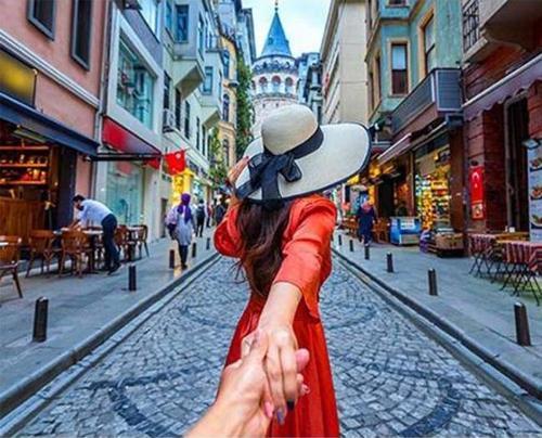 Canvas Galata Gezisi Sayılarla Boyama Seti  Kasnaklı 100 x 140 cm