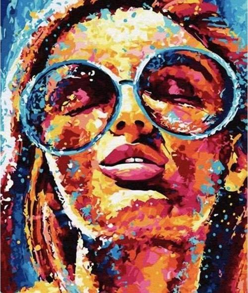 Canvas Aslının Rüyası Sayılarla Boyama Seti  Kasnaklı 60 x 75 cm
