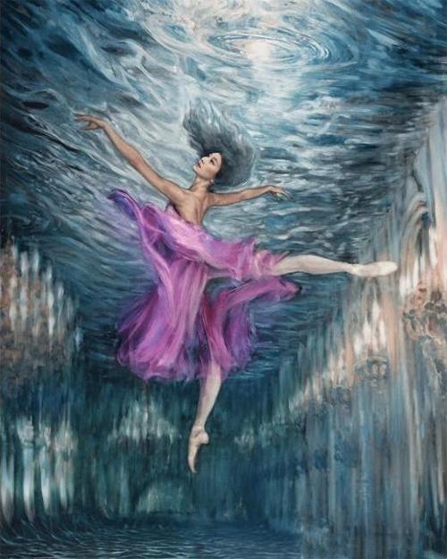 Canvas Düşlerin Dansı Sayılarla Boyama Seti  Kasnaklı 60 x 75 cm