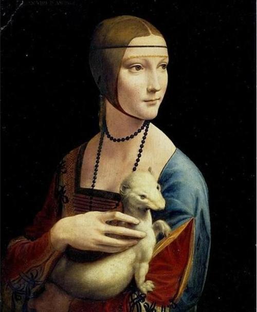 Canvas Leonardo da Vinci Eserleri Sayılarla Boyama  Seti  Kasnaklı 90 x 110 cm