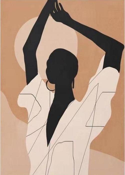 Canvas Kadının Esareti Sayılarla Boyama Seti  Kasnaklı 50 x 65 cm