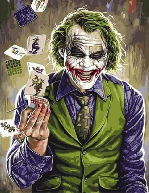Canvas Joker Sayılarla Boyama Seti Kasnaklı 60 x 75 cm
