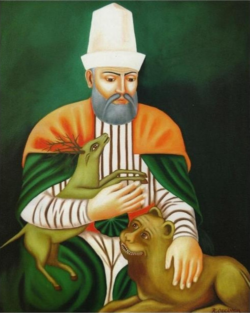 Canvas Özün Hikmeti Sayılarla Boyama Seti Kasnaklı 50 x 65 cm