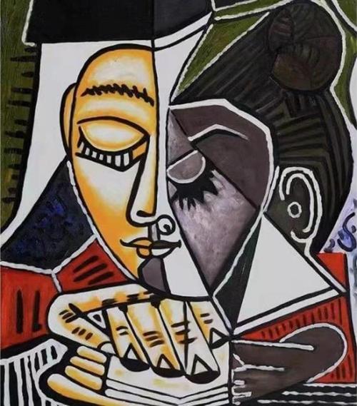 Canvas Masum Kadın Sayılarla Boyama Seti  Kasnaklı 70 x 90 cm