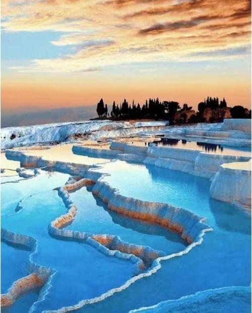 Canvas Pamukkale Sayılarla Boyama Seti  Kasnaklı 100 x 140 cm