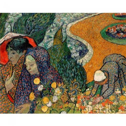 Canvas Cennet Bahçesi Anıları Sayılarla Boyama Seti  Kasnaklı 50 x 65 cm