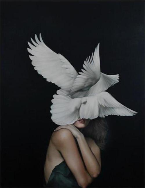 Canvas Özgür Ruhlu Kadın Sayılarla Boyama Seti  Kasnaklı 40 x 50 cm