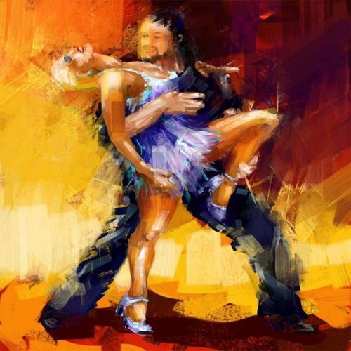Canvas Tango Sayılarla Boyama Seti  Kasnaklı 60 x 75 cm