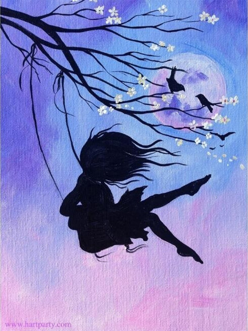 Canvas Salincak Sayılarla Boyama Seti Kasnaklı 60 x 75 cm