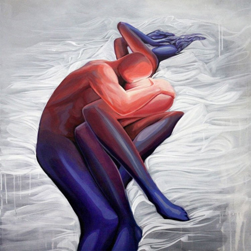 Canvas Sevgi Işığı Sayılarla Boyama Seti Kasnaklı 70 x 90 cm