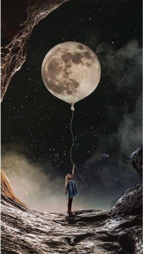 Canvas Uçan Dolunay Sayılarla Boyama Seti Kasnaklı 90 x 110 cm