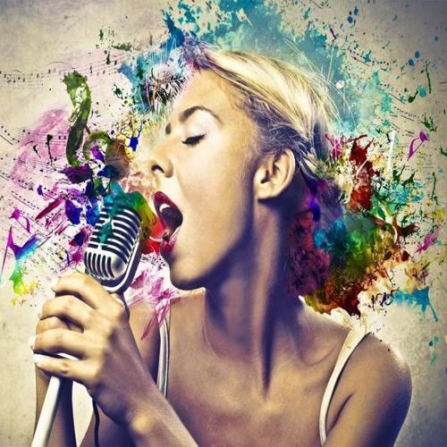 Canvas Renkli Notlar Sayılarla Boyama Seti  Kasnaklı 50 x 65 cm