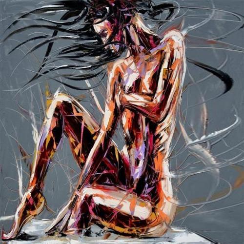 Canvas Renkli Duruş Sayılarla Boyama Seti  Kasnaklı 90 x 110 cm
