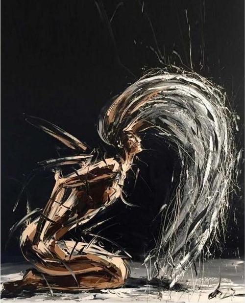 Canvas Saçların Dansı Sayılarla Boyama Seti  Kasnaklı 40 x 50 cm