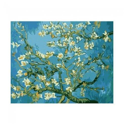 Canvas Van Gogh Badem Çiçekleri  Kasnaklı 70 x 90 cm