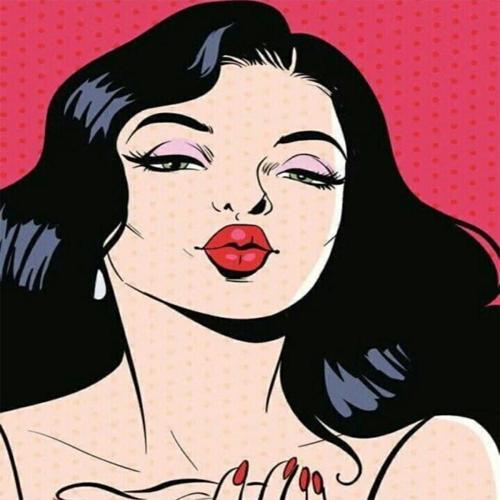 Canvas Popart Kiss Sayılarla Boyama Seti   Kasnaklı 100 x 140 cm
