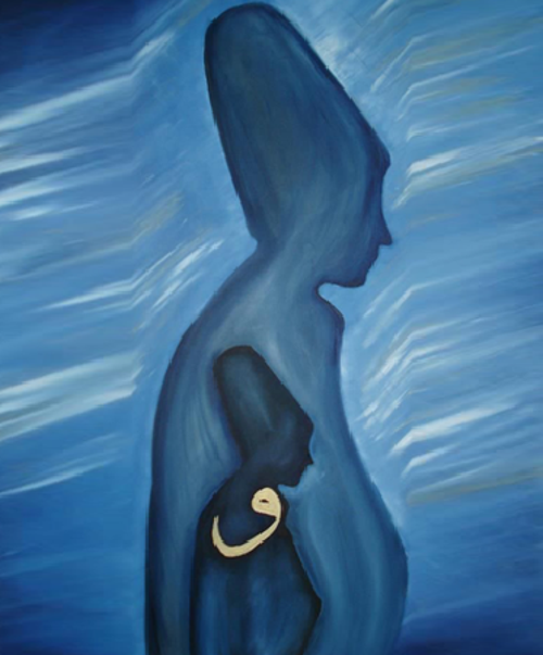 Canvas Mevlana 6 Sayılarla Boyama Seti  Kasnaklı 40 x 50 cm