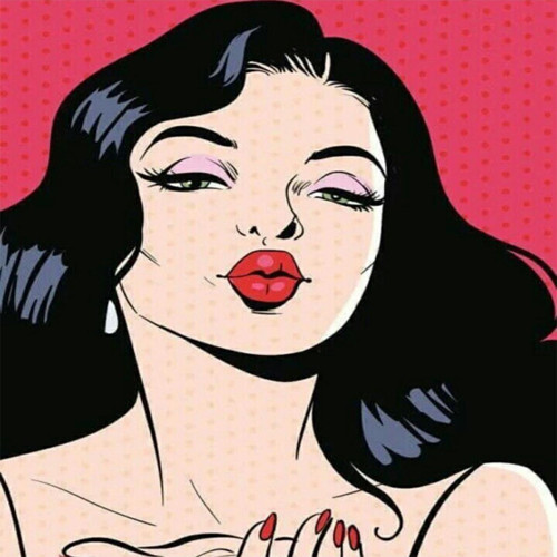 Canvas Popart Kiss Sayılarla Boyama Seti Kasnaklı 70 x 90 cm
