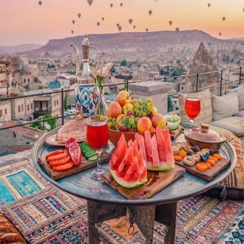 Canvas Kapadokyada Bir Gün Sayılarla Boyama Seti  Kasnaklı 60 x 75 cm
