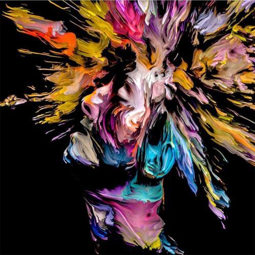 Canvas Renkler Karışınca Sayılarla Boyama Seti   Kasnaklı 70 x 90 cm