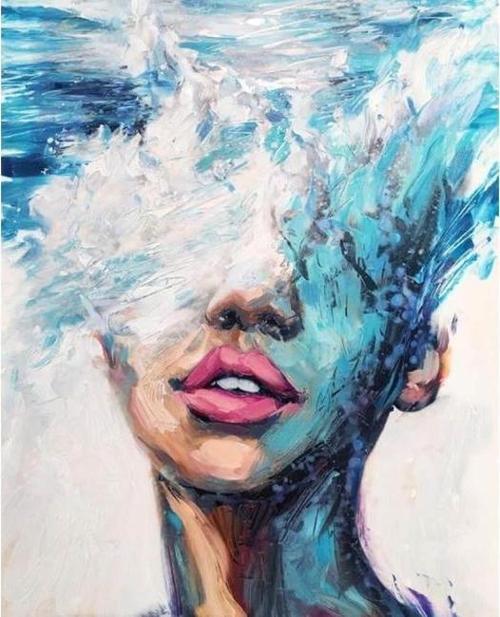 Canvas Kusursuz Sayılarla Boyama Seti  Kasnaklı 50 x 65 cm