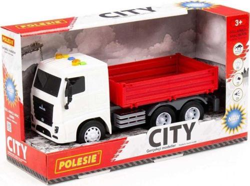 96425 CİTY-2 SÜRTMELİ KAMYONET IŞIKLI VE SESLİ BEYAZ KABİN KUTUDA