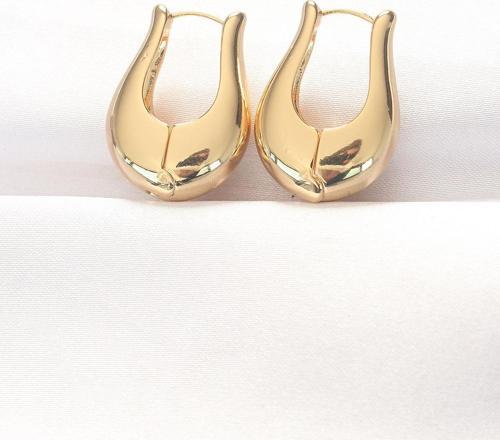 Pirinç Gold Renk Bombeli Küpe